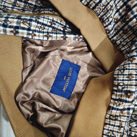 Louis Vuitton Monogram Embroidered Check Jacket - Picture 3 of 10